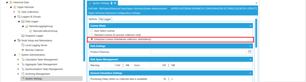 Rozproszona archiwizacja SCADA - wybór licencji dla Hyper Historian